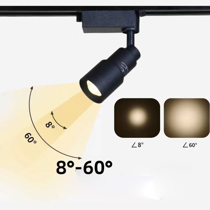 Faretto da pista LED orientabile per illuminazione d'accento