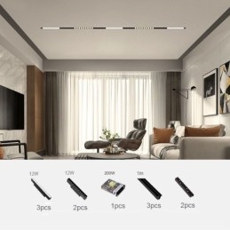 Faretto magnetico da incasso su binario 3M 36V luce decorativa