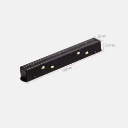 Faretto da incasso magnetico per binario 6M*2