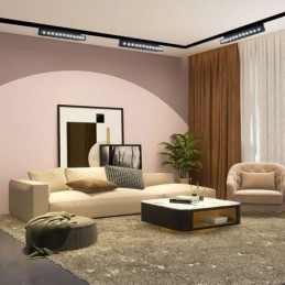 Faretto da binario magnetico pieghevole da incasso 36V