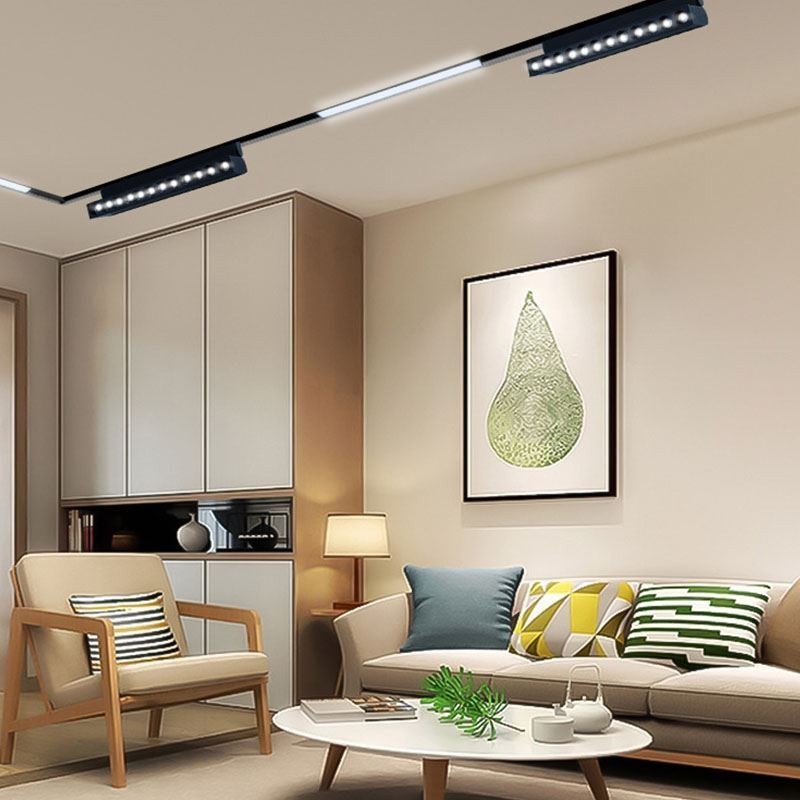 Faretto da binario magnetico pieghevole da incasso 36V