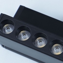 Faretto da binario magnetico pieghevole da incasso 36V