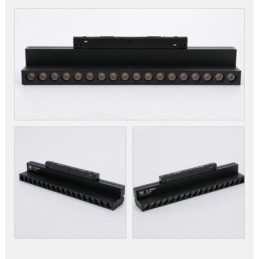 Faretto da binario magnetico pieghevole da incasso 36V