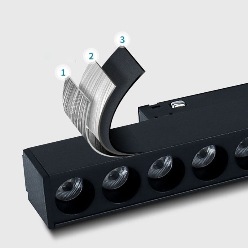 Faretto da binario magnetico da incasso 36V