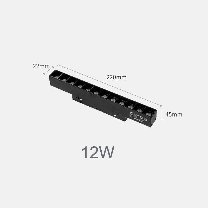 Faretto da binario magnetico da incasso 36V