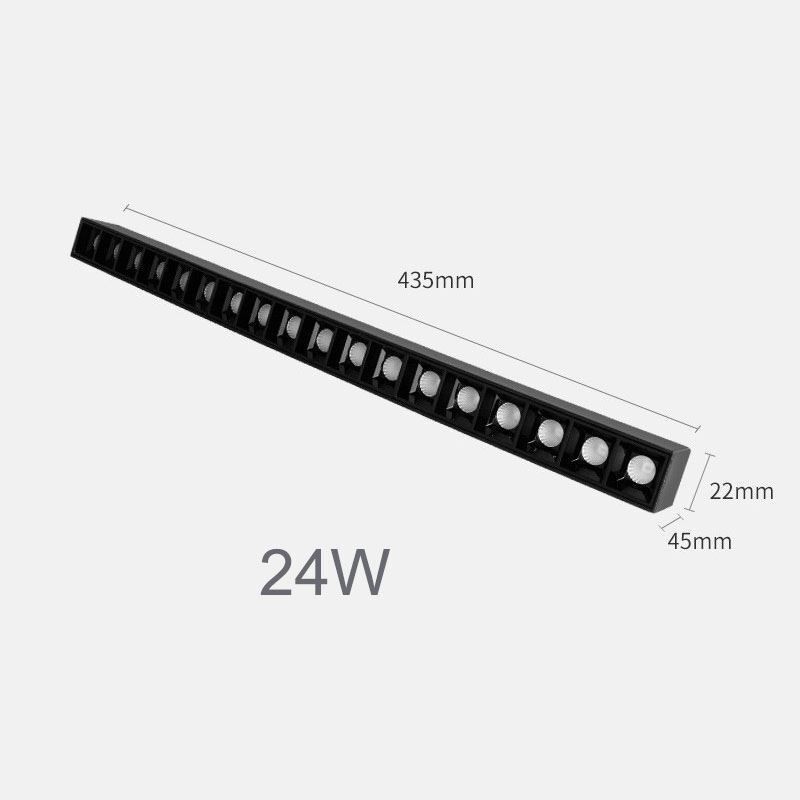 Faretto da binario magnetico da incasso 36V