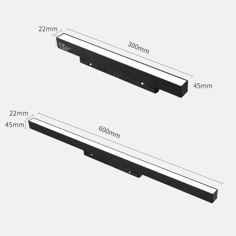 Faretto lineare magnetico da incasso per binario 36V