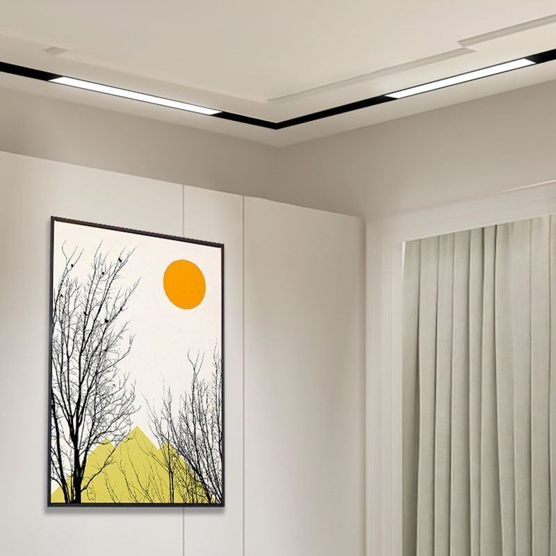 Faretto lineare magnetico da incasso per binario 36V