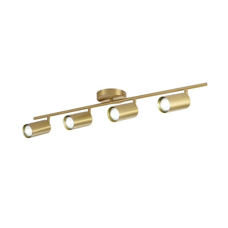 Lampada da soffitto a filo in ottone stile nordico GU10 1/2/3/4 luci