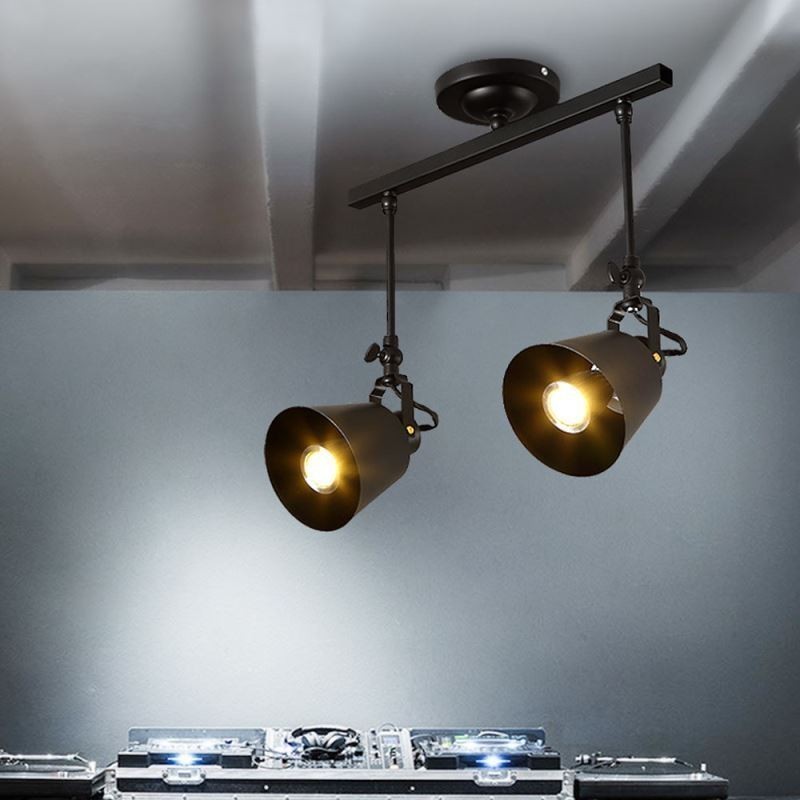 Faretto da soffitto rustico in ferro vintage stile campagna