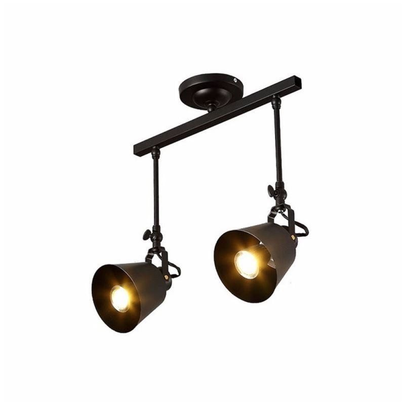 Faretto da soffitto rustico in ferro vintage stile campagna