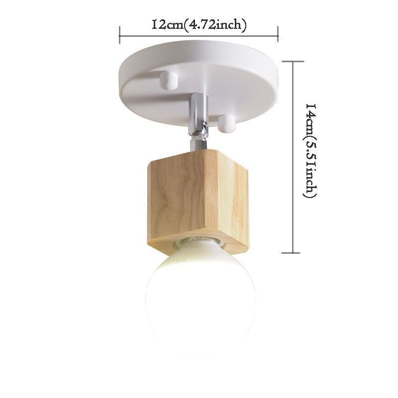 Faretto da soffitto mini moderno bianco, 1 luce, orientabile 180°, attacco E27/E26