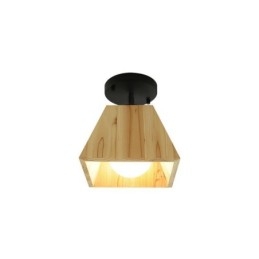 Faretto da soffitto girevole in legno nordico a 4 prismi