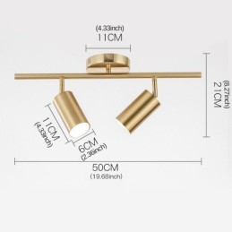 Faretto da soffitto moderno in alluminio