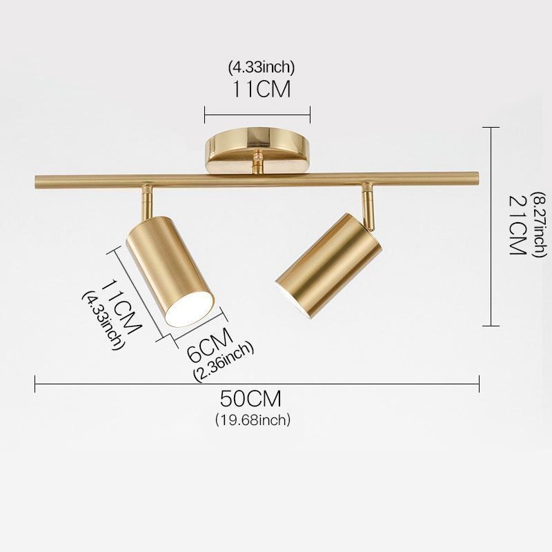 Faretto da soffitto moderno in alluminio