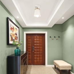 Faretto da soffitto nordico in metallo e legno, 1 luce, E27/E26