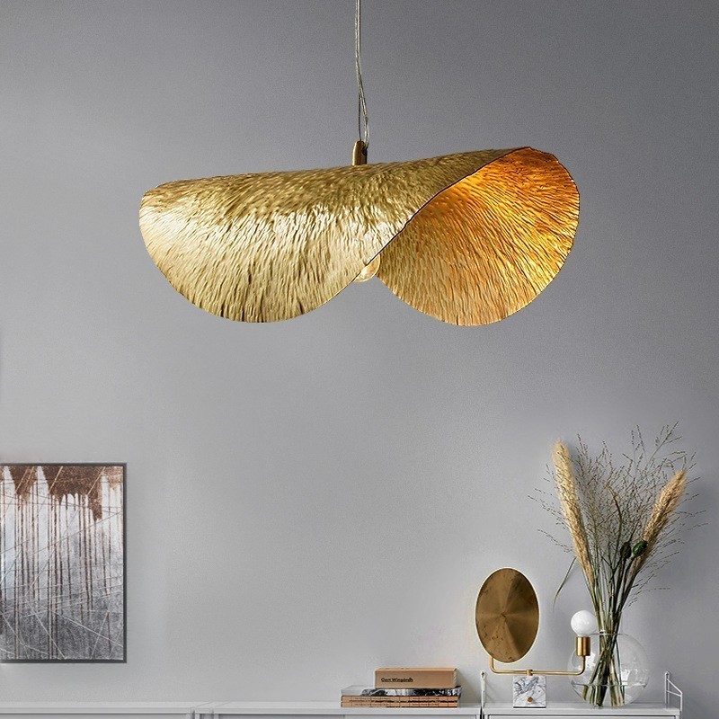 Lampada a sospensione classica in ottone, 1 luce, E26/E27, catena regolabile