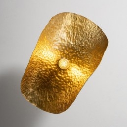 Lampada a sospensione classica in ottone, 1 luce, E26/E27, catena regolabile
