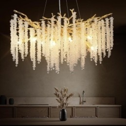 Lampadario moderno in cristallo