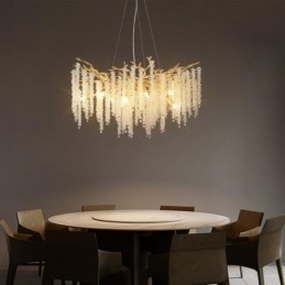 Lampadario moderno in cristallo