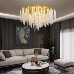 Lampadario moderno in cristallo