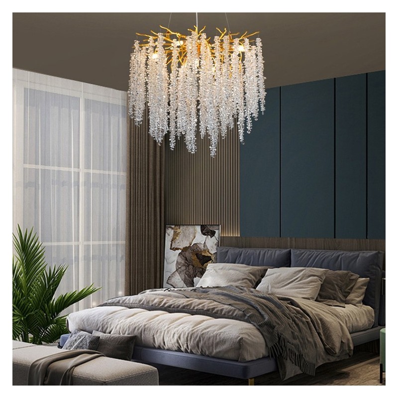 Lampadario moderno in cristallo