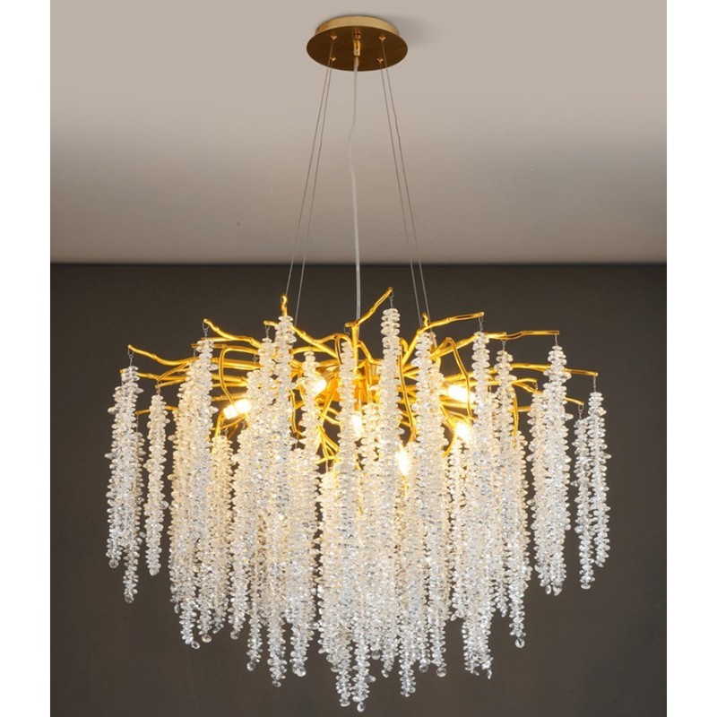 Lampadario moderno in cristallo