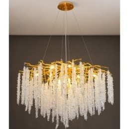 Lampadario moderno in cristallo