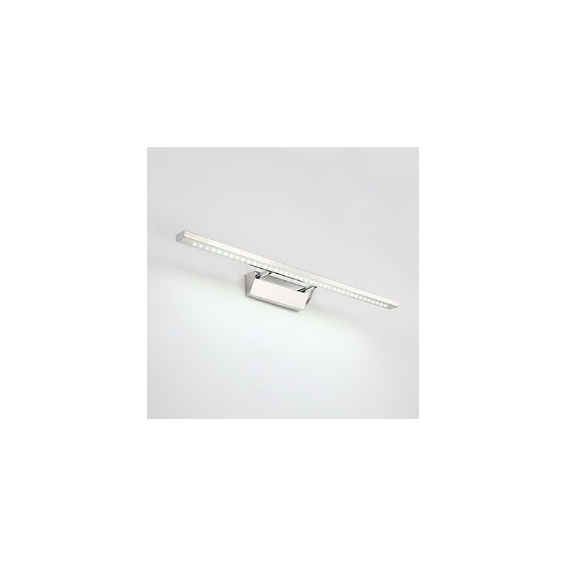Lampada da bagno moderna contemporanea in metallo LED integrato