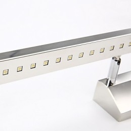 Lampada da bagno moderna contemporanea in metallo LED integrato