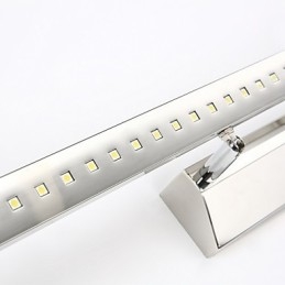 Lampada da bagno moderna contemporanea in metallo LED integrato