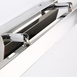 Lampada da bagno moderna contemporanea in metallo LED integrato