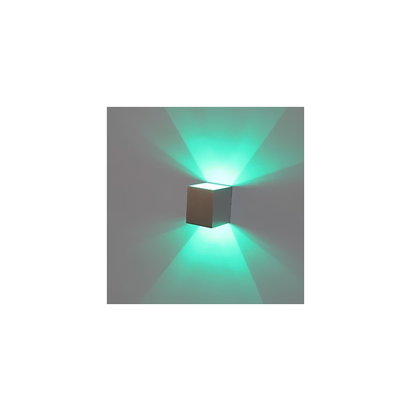 Applique da parete moderna galvanosteggiata, colori assortiti, LED integrato