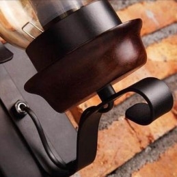 Applique da parete in vetro nordico rustico retrò per camera da letto