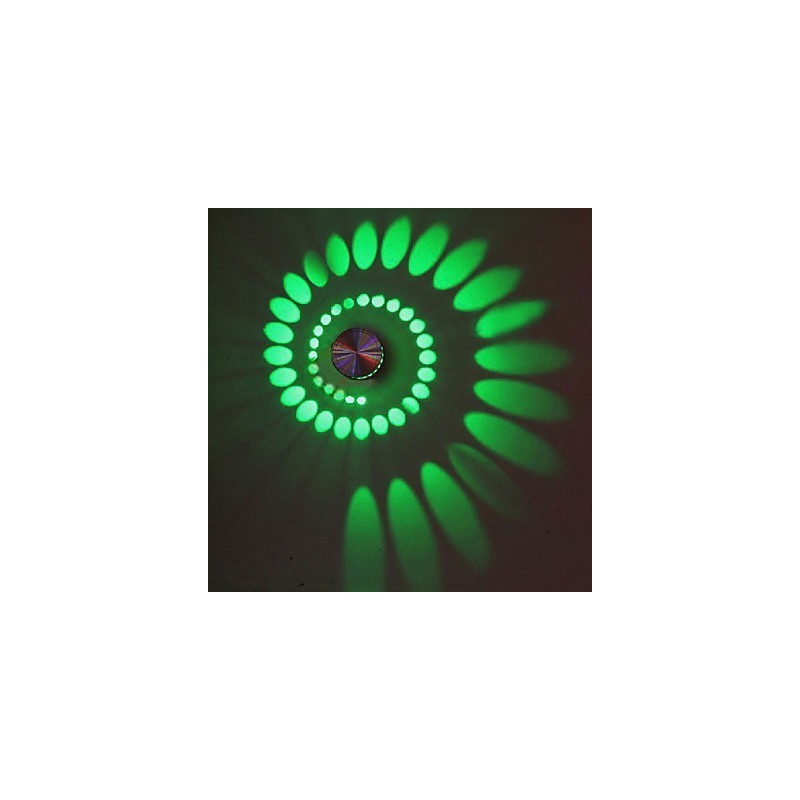 Applique da parete LED moderna in metallo argento