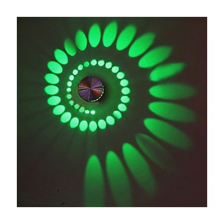 Applique da parete LED moderna in metallo argento