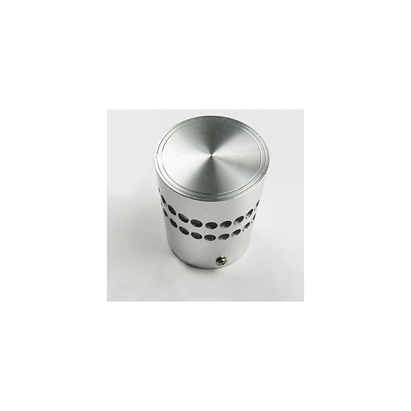 Applique da parete LED moderna in metallo argento
