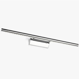 Plafoniera bagno LED moderna in metallo galvanosteggiato