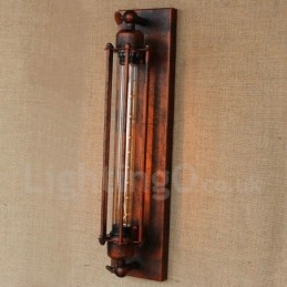 Applique da parete decorativa retrò per negozio di abbigliamento e ristorante, stile rustico