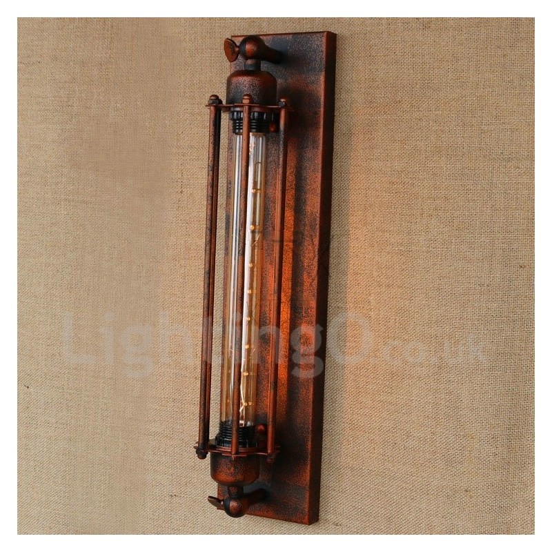Applique da parete decorativa retrò per negozio di abbigliamento e ristorante, stile rustico