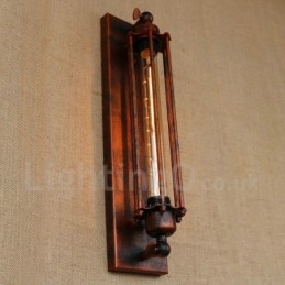 Applique da parete decorativa retrò per negozio di abbigliamento e ristorante, stile rustico