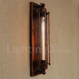 Applique da parete decorativa retrò per negozio di abbigliamento e ristorante, stile rustico