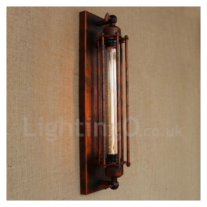 Applique da parete decorativa retrò per negozio di abbigliamento e ristorante, stile rustico