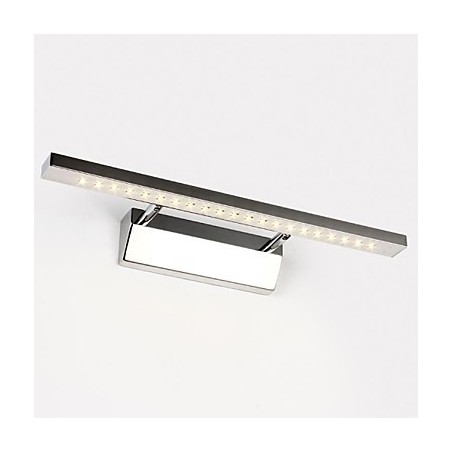 Illuminazione bagno LED moderna in metallo galvanosteggiato 40 cm