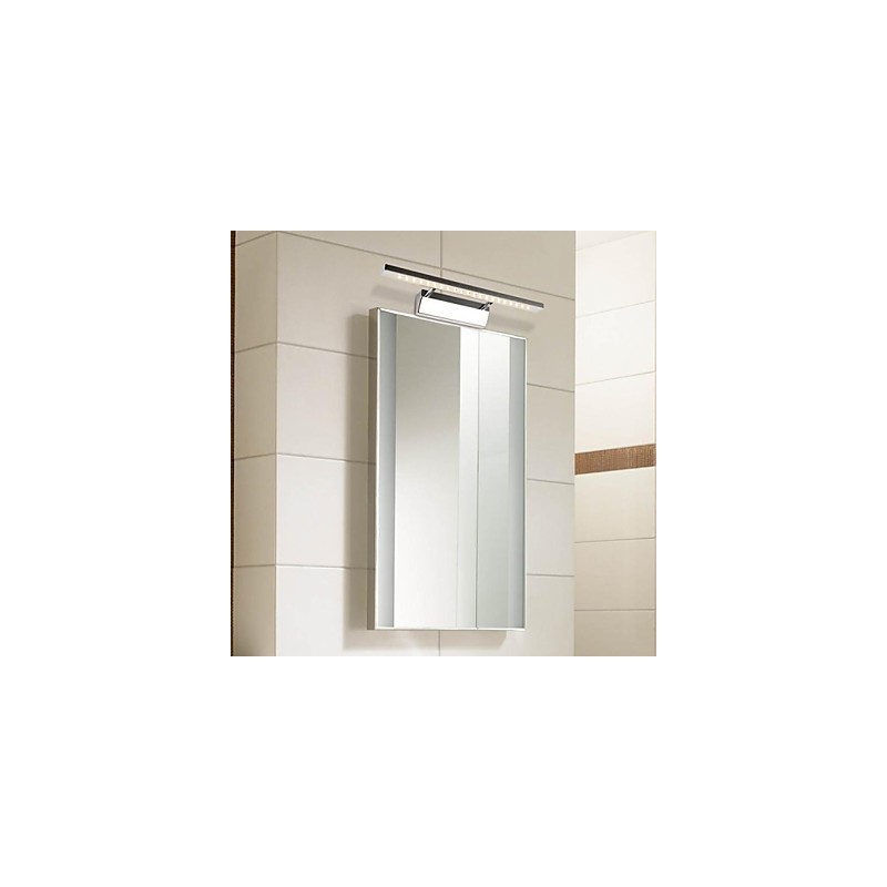 Illuminazione bagno LED moderna in metallo galvanosteggiato 40 cm