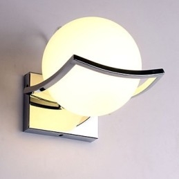 Applique da parete moderna contemporanea in metallo e vetro