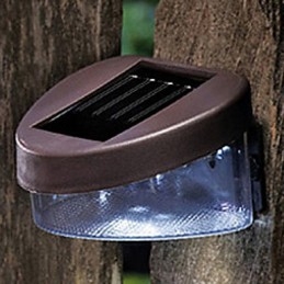 Luce da parete solare bianco freddo per giardino, percorso e recinzione