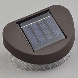 Luce da parete solare bianco freddo per giardino, percorso e recinzione