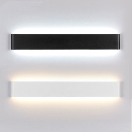 Applique da parete LED moderna in metallo IP44 per bagno, camera da letto e soggiorno