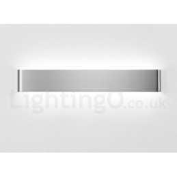 Applique da parete LED moderna in metallo IP44 per bagno, camera da letto e soggiorno